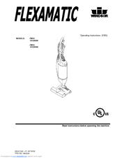 Windsor Flexamatic FM15 10120040 Operating Instructions Manual