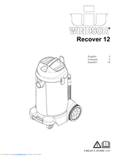 Windsor Recover 12 Specification Sheet