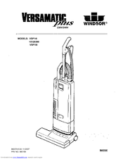 Windsor Versamatic Plus VSP14I Manual