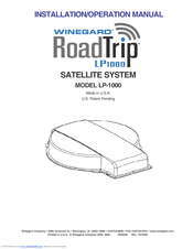 Winegard RoadTrip LP-1000 Installation & Operation Manual