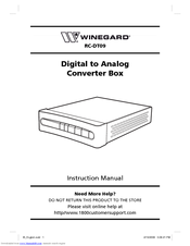 Winegard RC-DT09 Instruction Manual
