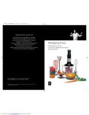 Wolfgang Puck WPIB0010C Use And Care Manual