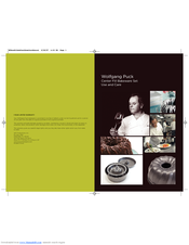 Wolfgang Puck Center Fill Bakeware Set Use And Care Manual