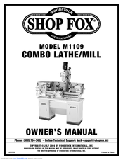 Woodstock M1109 Owner's Manual