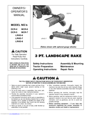 Worksaver DCR-4 Owner's/Operator's Manual