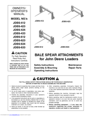 Worksaver JDBS-434 Owner's/Operator's Manual