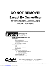 Wright Manufacturing B) Manual
