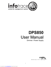 Wybron InfoTrace DPS850 User Manual