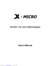 X-Micro 11b mini User Manual