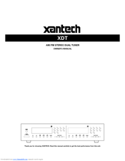 Xantech AM/FM Radio Tuner Owner's Manual