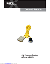 Xantrex SWCA Owner's Manual