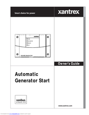 Xantrex Automatic Generator Owner's Manual