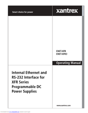 Xantrex ENET-XFR3 Operating Manual