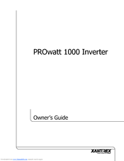 Xantrex XPower 1000 Owner's Manual