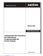 Xantrex RS232-XPD Operating Manual