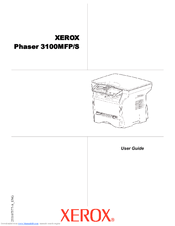Xerox Phaser 3100MFP User Manual