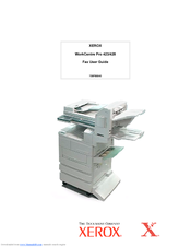 Xerox WorkCentre Pro 428 Fax Manual