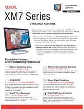 Xerox XM7-22w Specifications