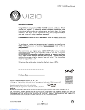 Vizio VO400E User Manual