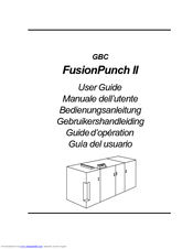 GBC FusionPunch II User Manual