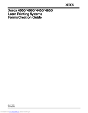 Xerox 4650 Forms Creation Manual