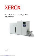 Xerox 495 Operator's Manual