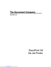 Xerox Inkjet Printer Owner's Manual