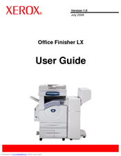Xerox Office Finisher LX User Manual