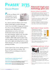Xerox Phaser 2135DT Brochure