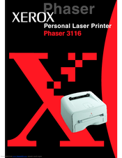 Xerox PHASER 3116 User Manual