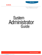 Xerox 8550DT - Phaser Color Solid Ink Printer Administrator's Manual