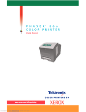 Xerox Tektronix Phaser 860 User Manual