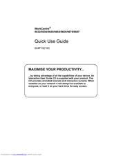 Xerox WorkCentre 5655 Quick Use Manual