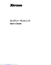 Xircom RM56V1 User Manual