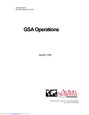 Action Systems Action Systems 1500 User Manual