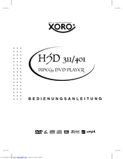 Xoro HSD 311 User Manual