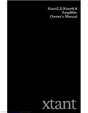Xtant Xtant4.4 Owner's Manual