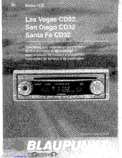 Blaupunkt San Diego CD32 Operating And Installation Instructions