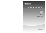 Yamaha CRX-E300 Owner's Manual