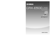 Yamaha CDC-E500 Owner's Manual