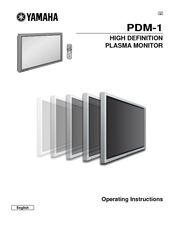 Yamaha PDM-1 Operating Instructions Manual