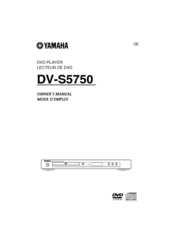 Yamaha DV-S5750 Owner's Manual