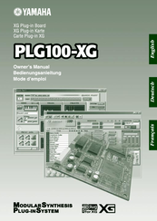 Yamaha PLG100-XG Owner's Manual