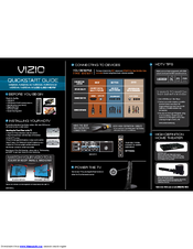 Vizio M260MV Quick Start Manual
