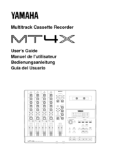 Yamaha MT4X User Manual