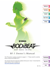 Yamaha BODiBEAT BF-1 Owner's Manual