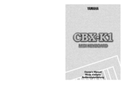 Yamaha CBX-K1 Owner's Manual