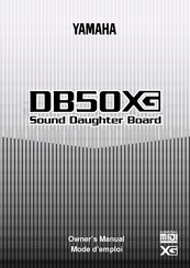 Yamaha DB50XG Owner's Manual