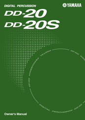 Yamaha DD-20S Owner's Manual
