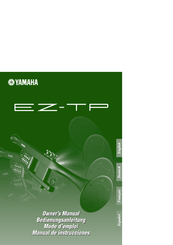 Yamaha EZ-TP Manual De Instrucciones